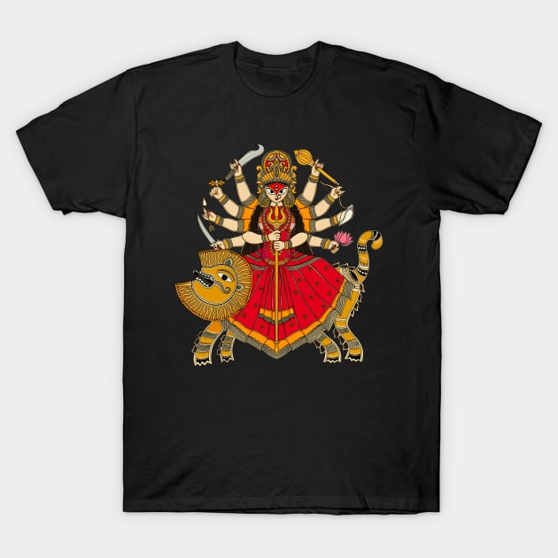 Goddess durga T-Shirt by Prita_d